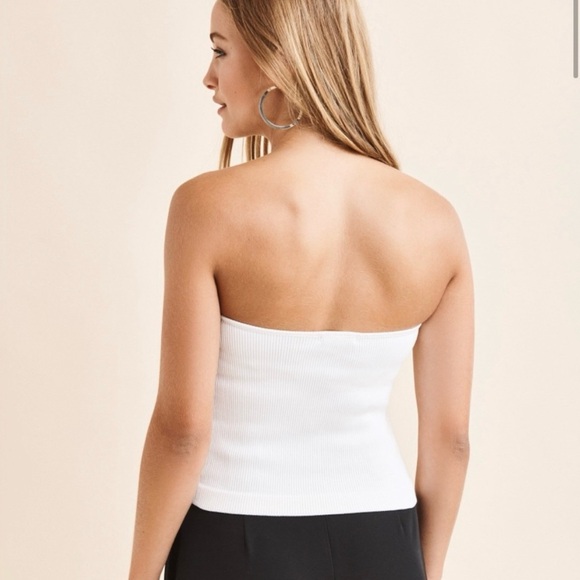 Dynamite White Aria Seamless Tube Top - Picture 3 of 3
